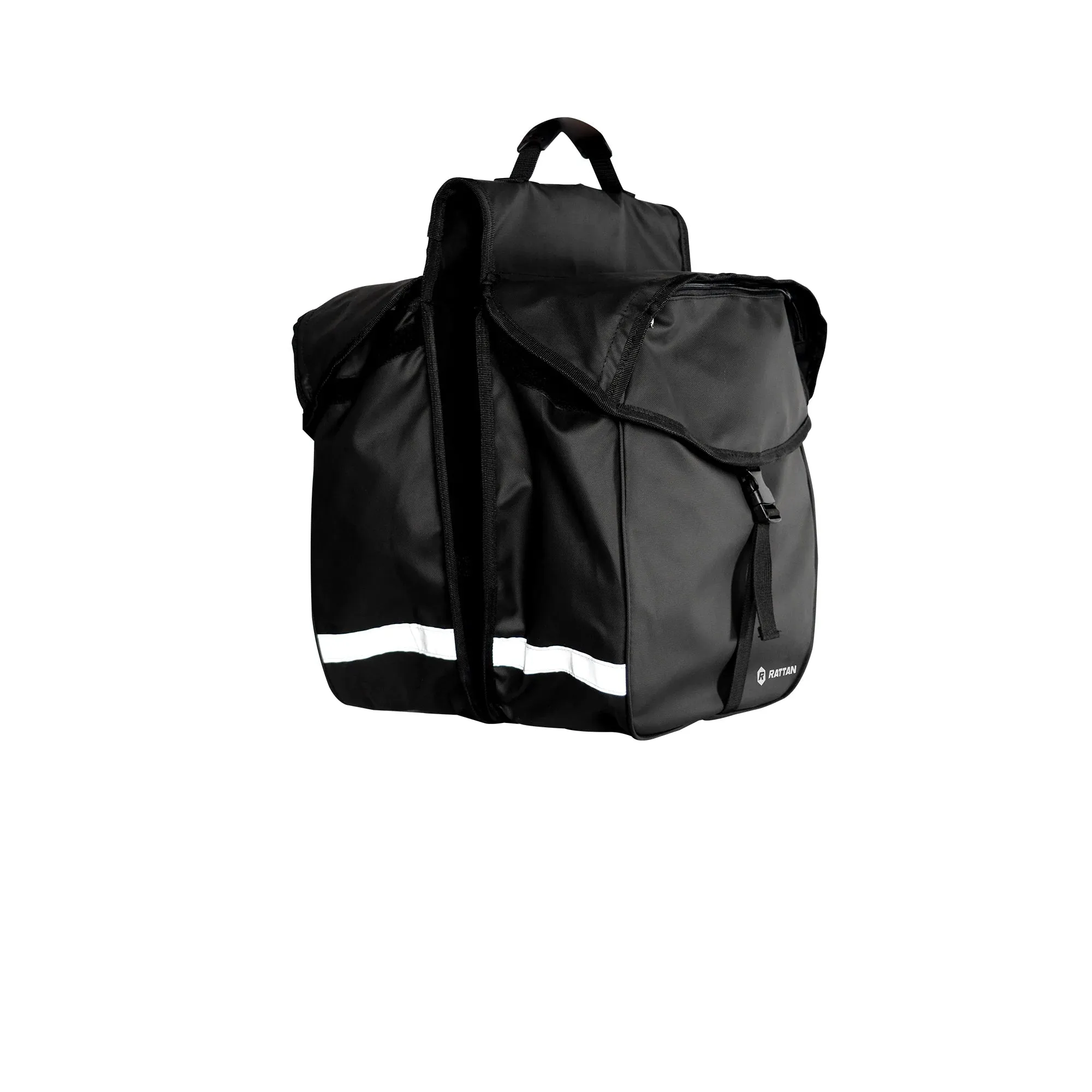 Rattan Frame Double Pannier Accessory Bag