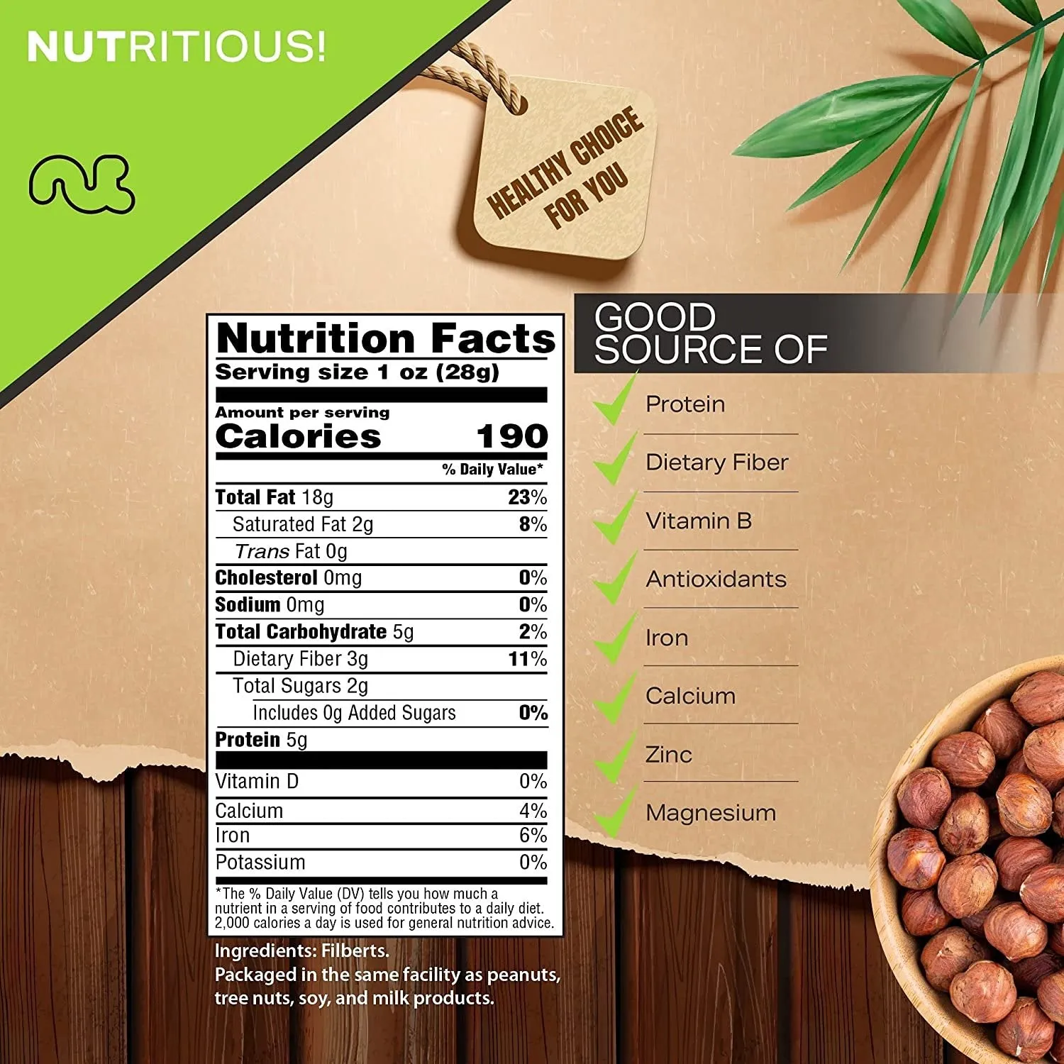 Raw Hazelnuts