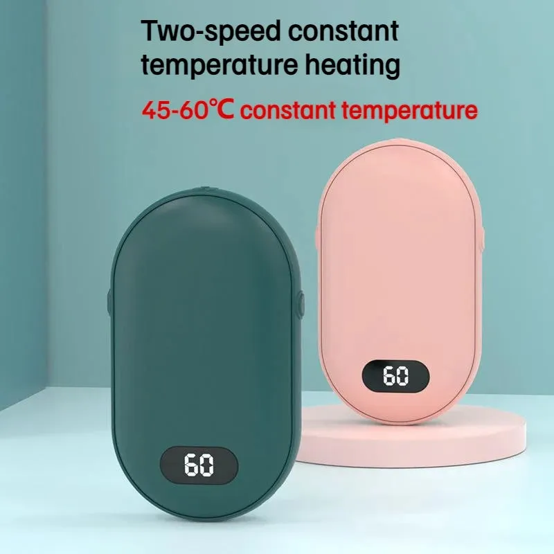 Rechargeable Hand Warmer and Power Bank – Portable Electric Pocket Warmer