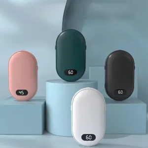 Rechargeable Hand Warmer and Power Bank – Portable Electric Pocket Warmer