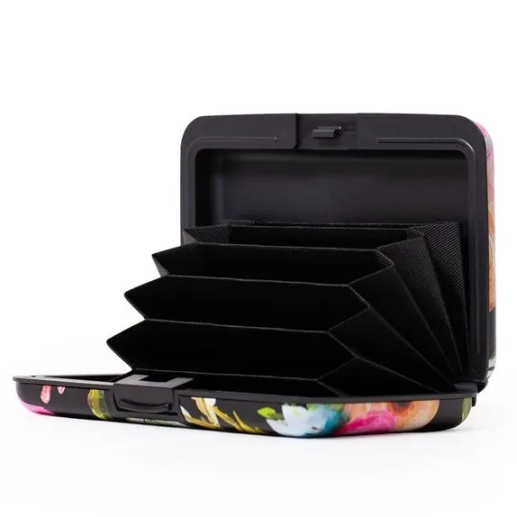 RFID Secure Armored Wallet Georgia O'Keeffe Red Canna