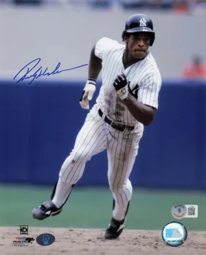 Rickey Henderson Signed 8x10 Photo New York Yankees (BAS BJ46803)