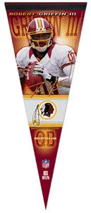 Robert Griffin III "Signature Series" Premium Felt NFL Collector's Pennant (2012) - Wincraft