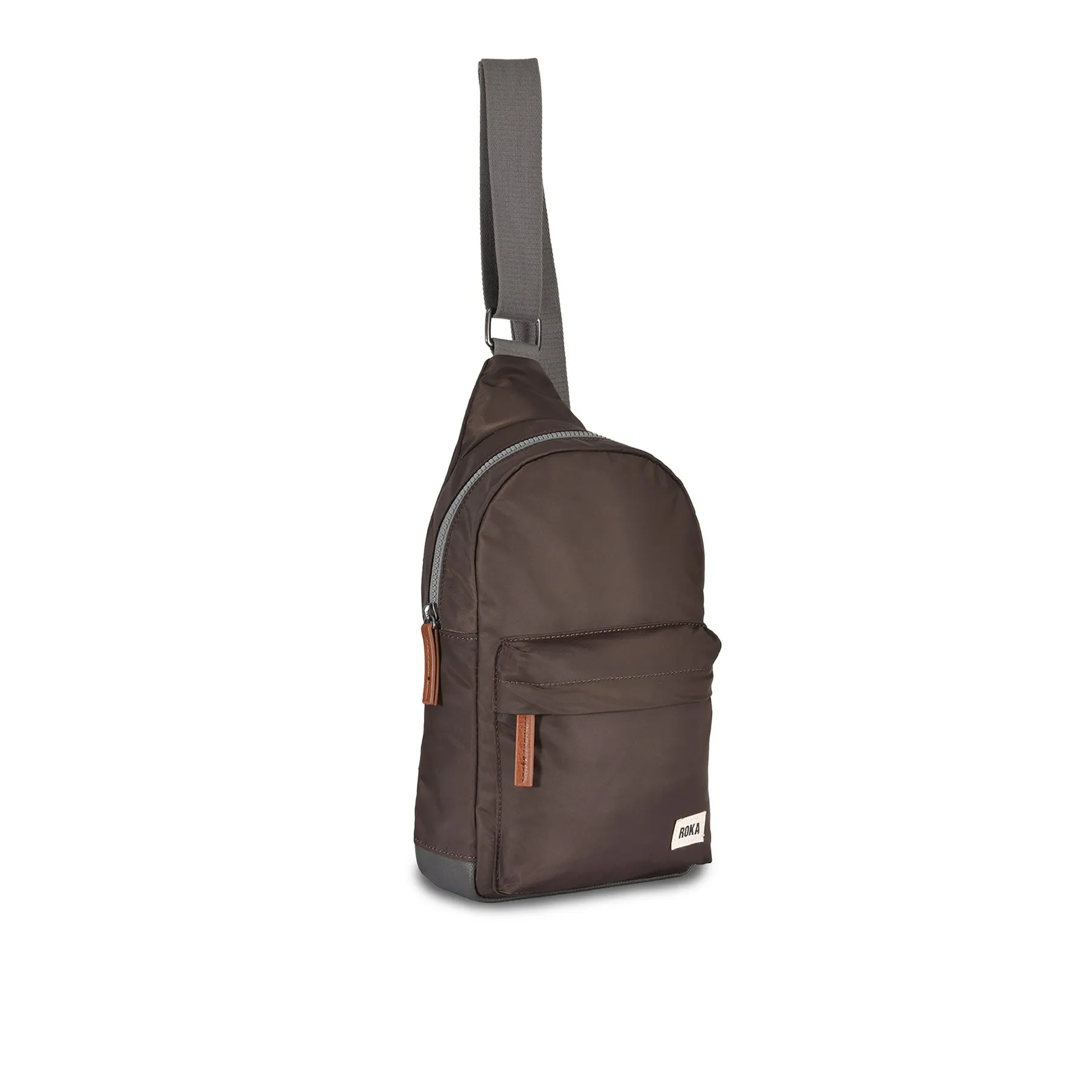 ROKA Willesden B Large Recycled Nylon Bag - Chocolate