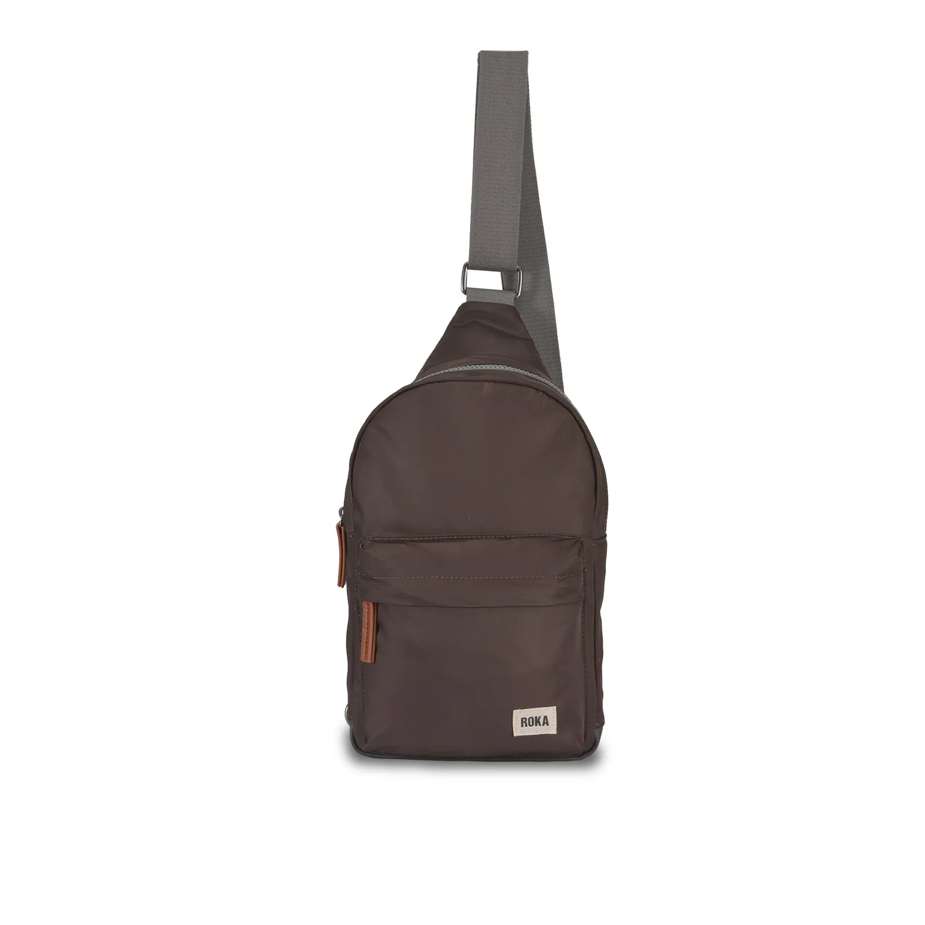 ROKA Willesden B Large Recycled Nylon Bag - Chocolate