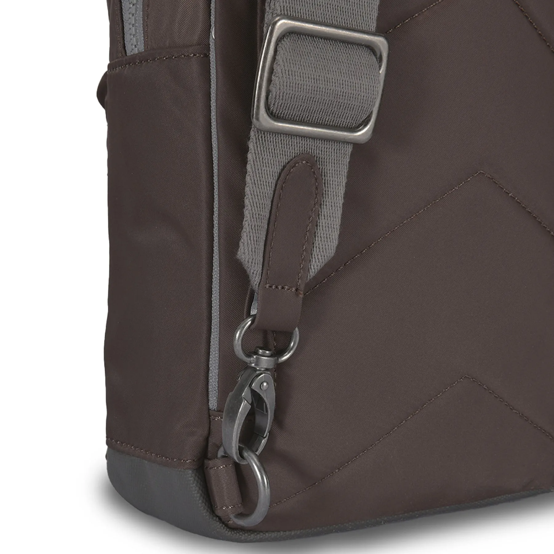 ROKA Willesden B Large Recycled Nylon Bag - Chocolate