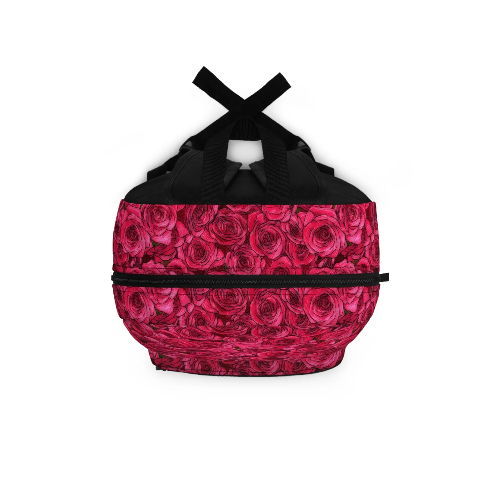 Rose School Bag Flower Lover Valentines Day Gift Ideas for Her Red Backpack