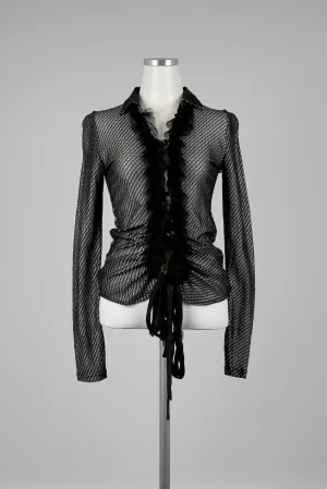 Ruffle Shirt Blouse