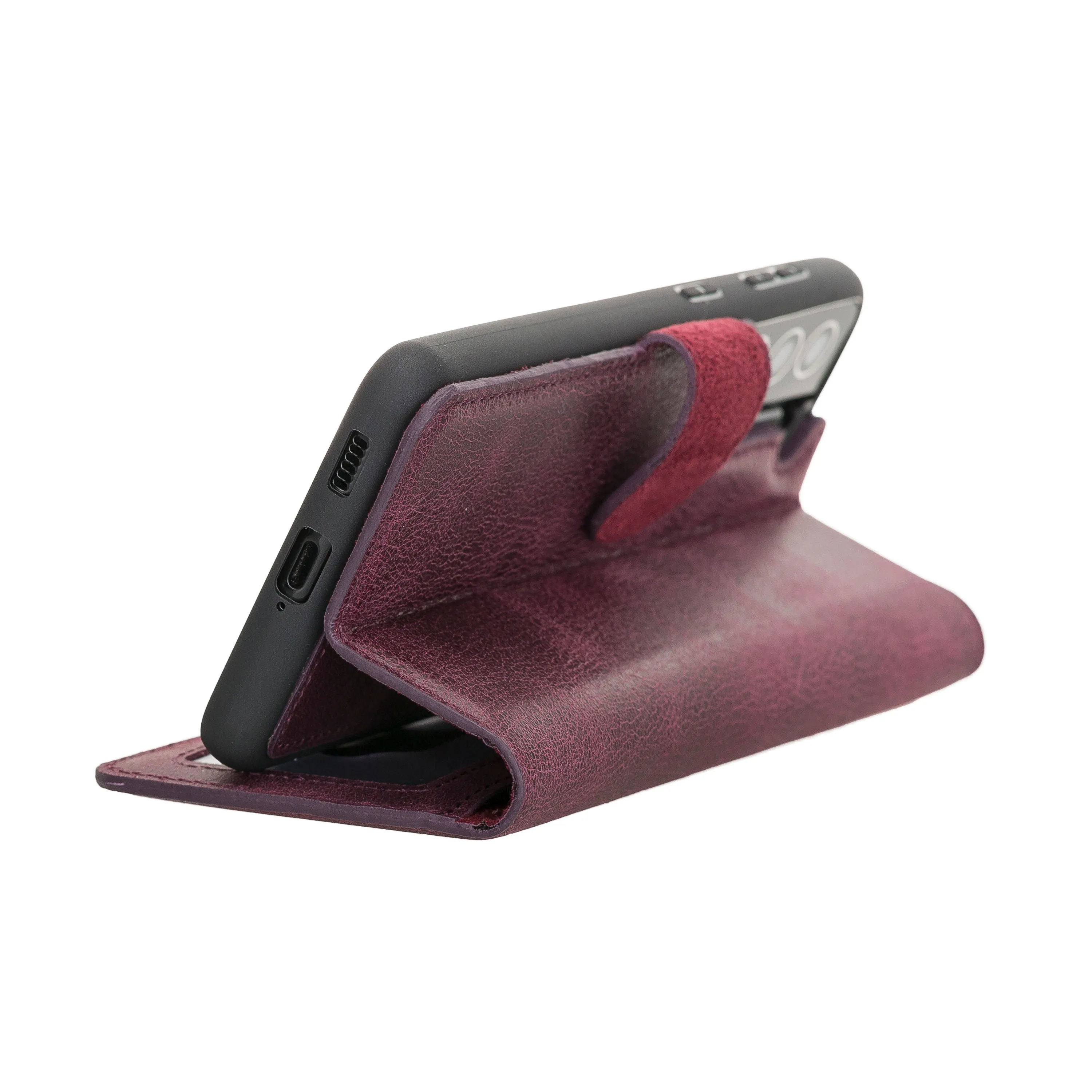 Samsung Galaxy S21 Plus Magnetic Detachable Leather Wallet Case