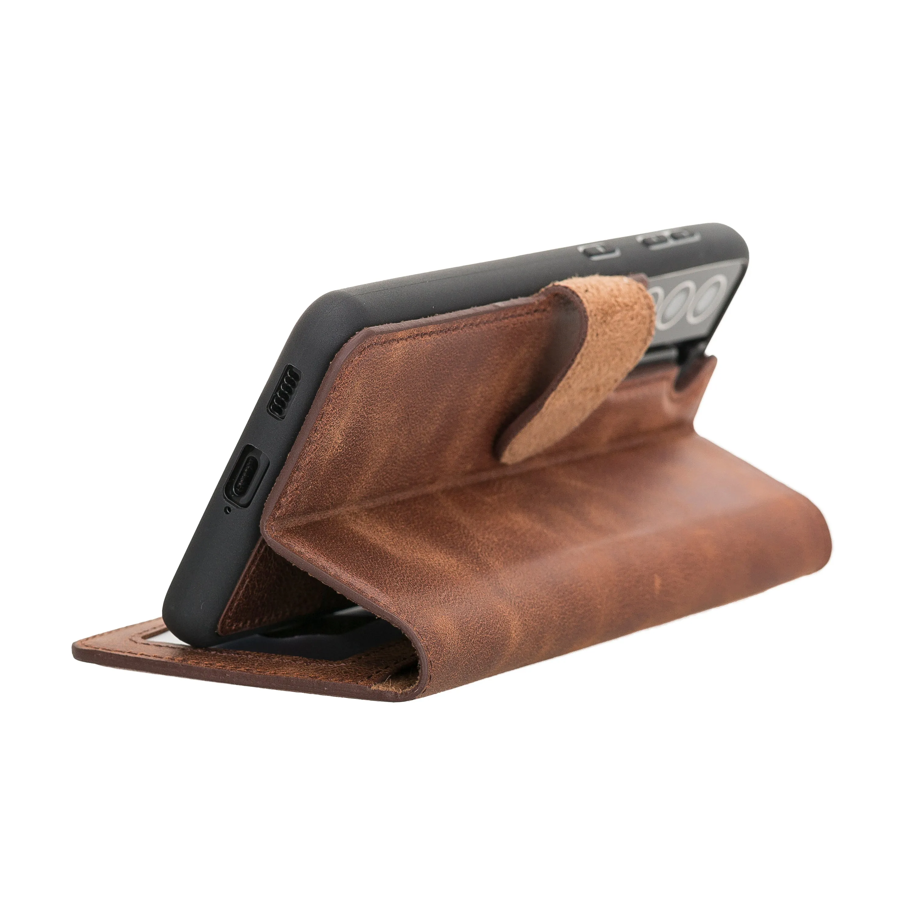 Samsung Galaxy S21 Plus Magnetic Detachable Leather Wallet Case
