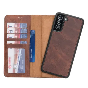 Samsung Galaxy S21 Plus Magnetic Detachable Leather Wallet Case