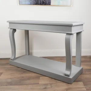 Scroll Grey 130cm Console Table by Tara Lane