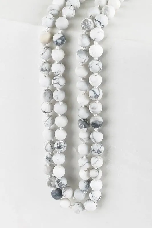 Semi Precious Long Necklace