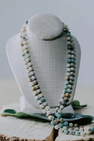Semi Precious Long Necklace