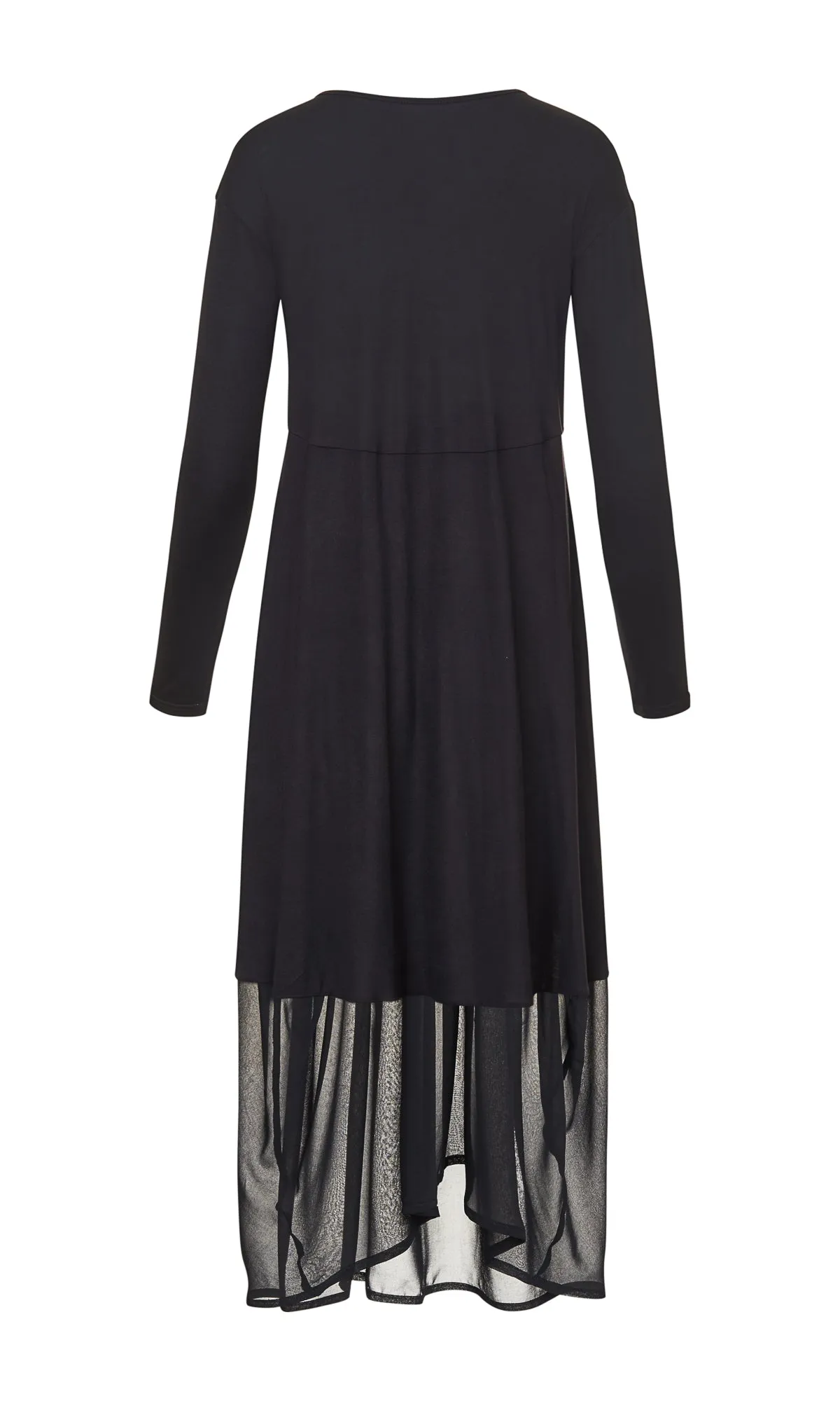 Sheer Lower Ends Dress