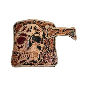 Skull Devil Rider Leather Chain Biker Wallet