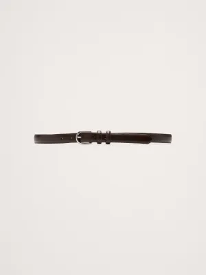 Slim Leather Belt