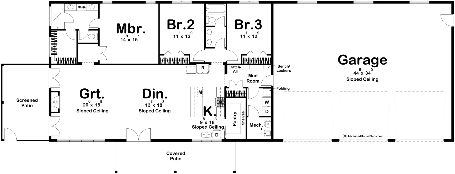 Spacious 3-Bedroom Home with Expansive Garage: 1,927 sq ft