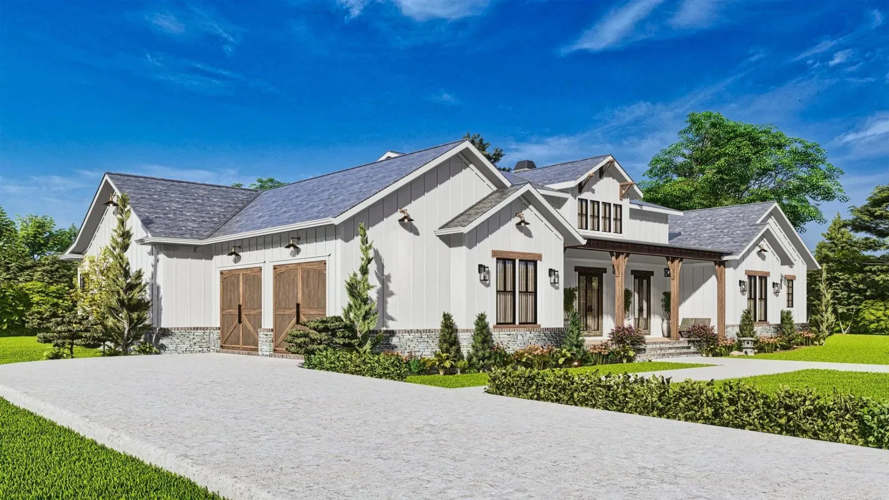 Spacious 4-Bedroom Home with Expansive Porches and Modern Design