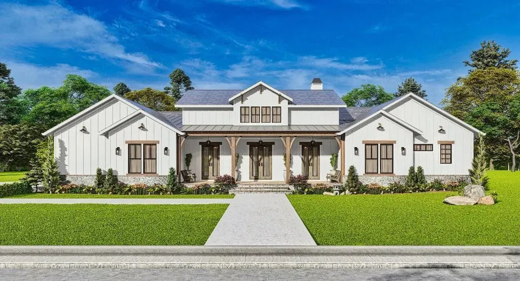 Spacious 4-Bedroom Home with Expansive Porches and Modern Design
