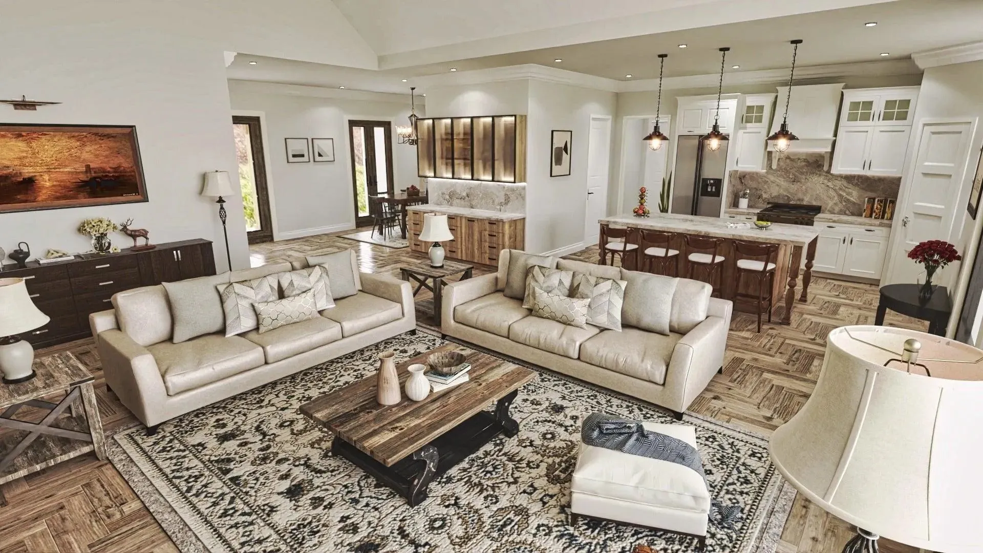 Spacious 4-Bedroom Home with Expansive Porches and Modern Design