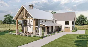 Spacious 4-Bedroom Home with Expansive Porches and Rear Garage