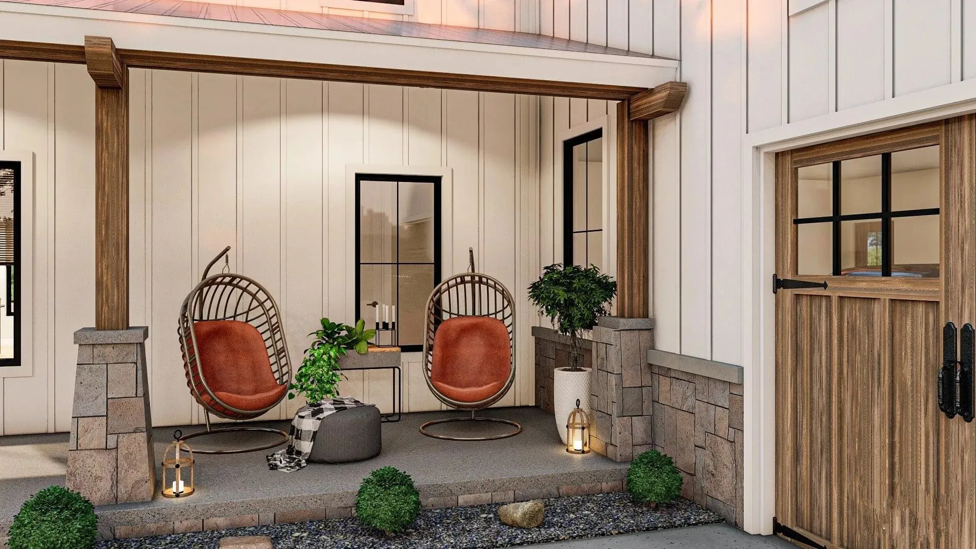 Spacious 4-Bedroom Home with Expansive Porches and Rear Garage