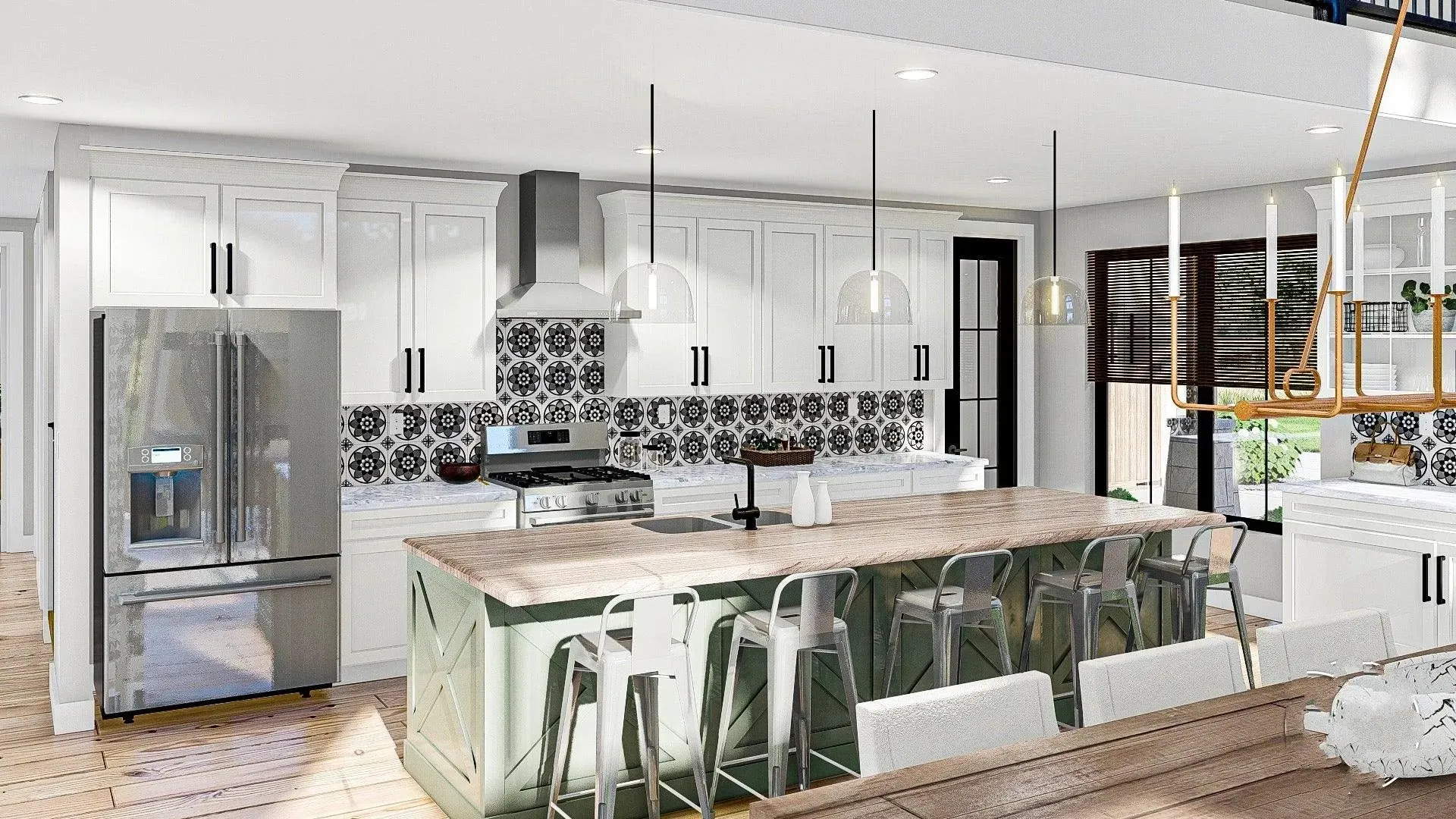 Spacious 4-Bedroom Home with Expansive Porches and Rear Garage
