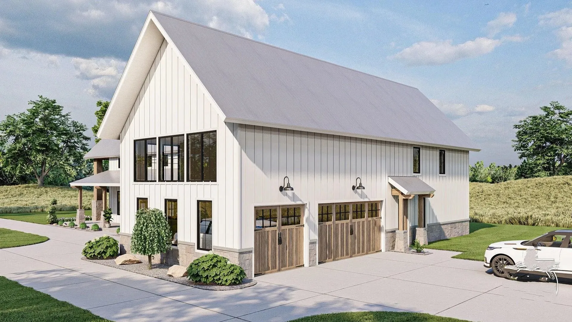 Spacious 4-Bedroom Home with Expansive Porches and Rear Garage