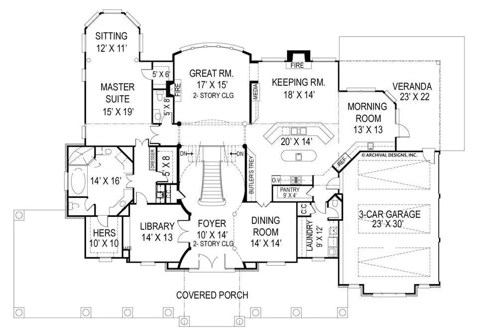 Spacious 4,605 sq ft Home with 5 Bedrooms and Luxurious Master Suite