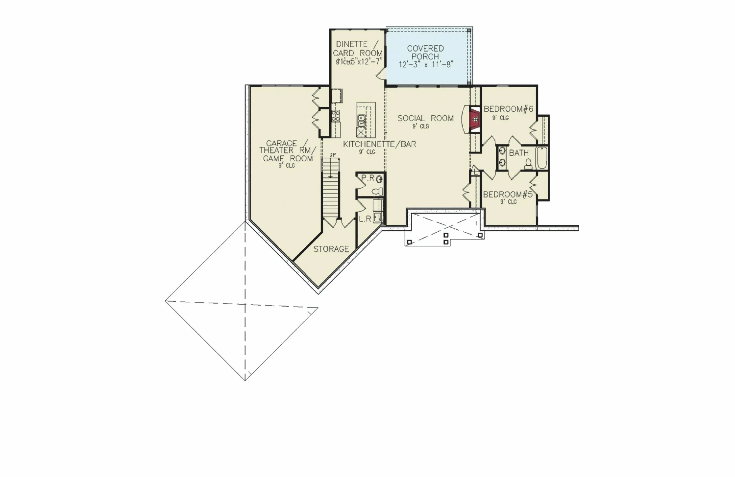 Spacious House Plan: 2,243 sq ft Family Home