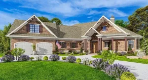 Spacious House Plan: 2,243 sq ft Family Home