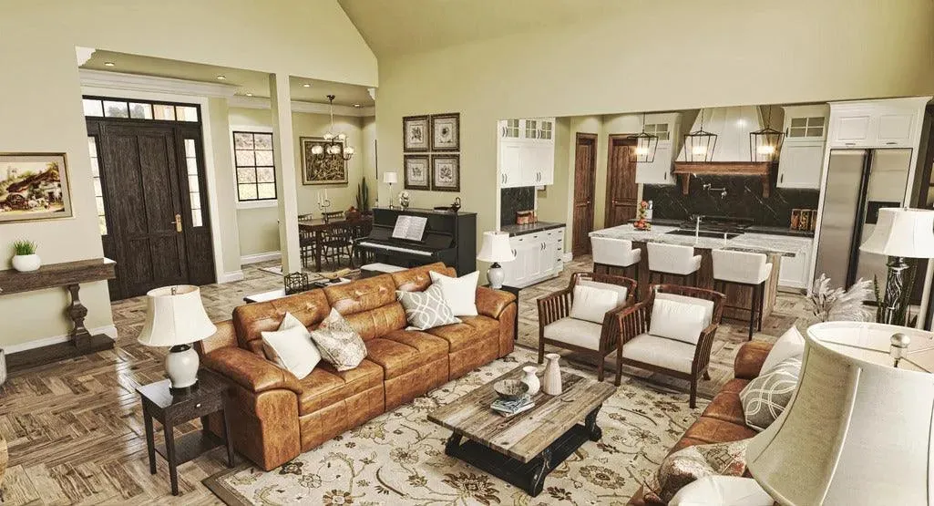 Spacious House Plan: 2,243 sq ft Family Home