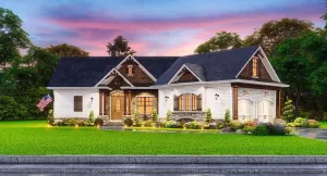 Spacious Three-Bedroom Home with Stone Exterior