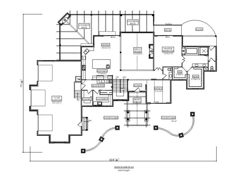Spacious Three-Bedroom House Plan with Optional Basement
