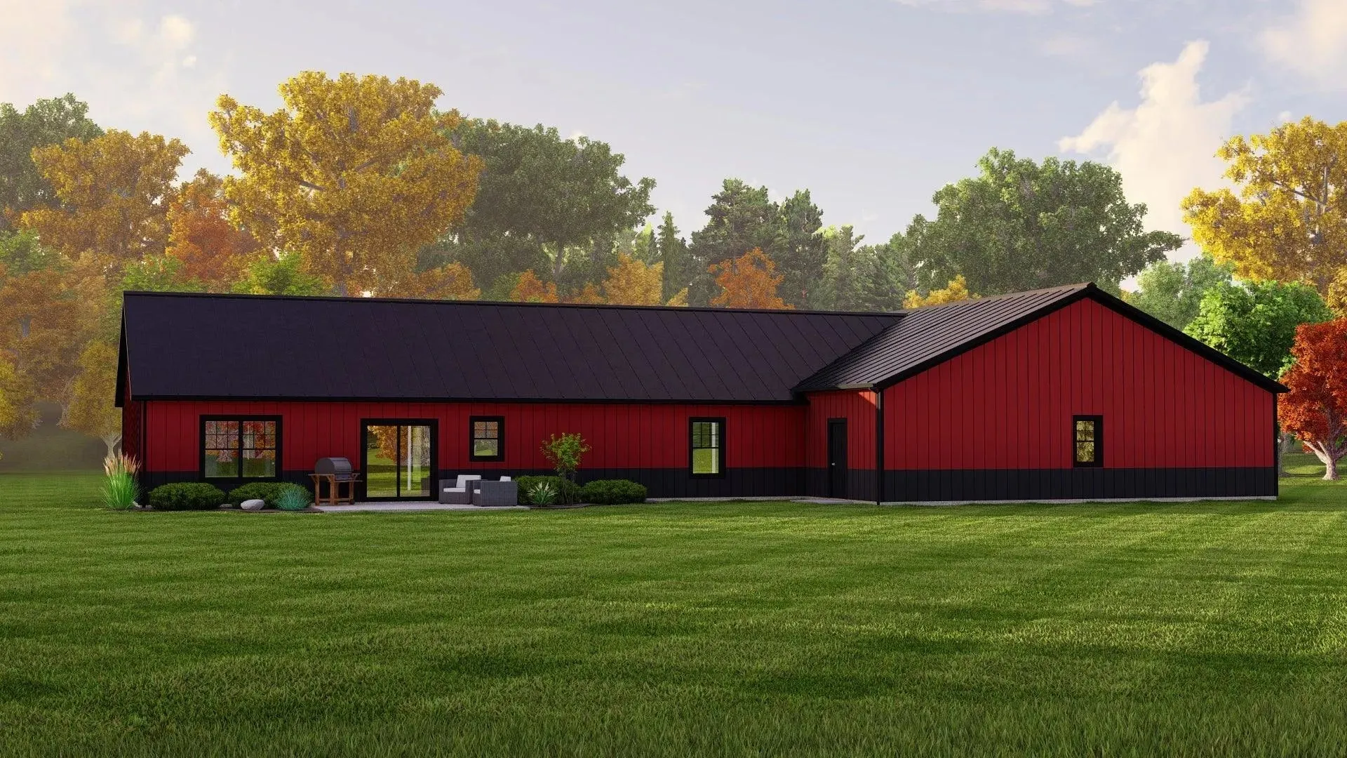 Spacious Three-Bedroom House Plan