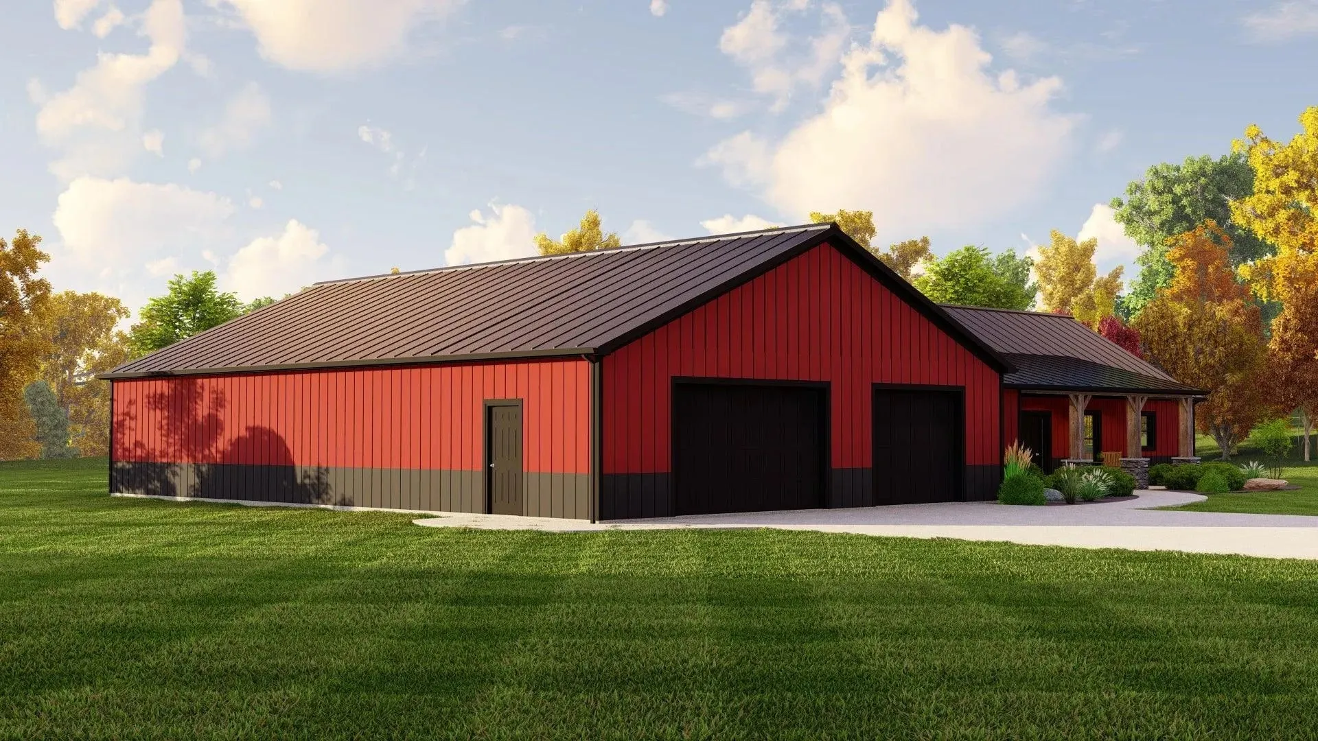 Spacious Three-Bedroom House Plan