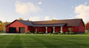 Spacious Three-Bedroom House Plan