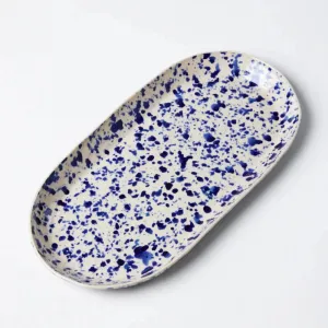 Splatter Blue Platter