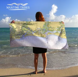 St. Simons Island to St. Augustine Quick Dry Towel