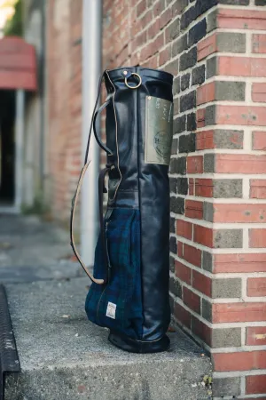 Steurer & Co X Bluegrass Fairway Golf Bag in Horween Leather / Harris Tweed