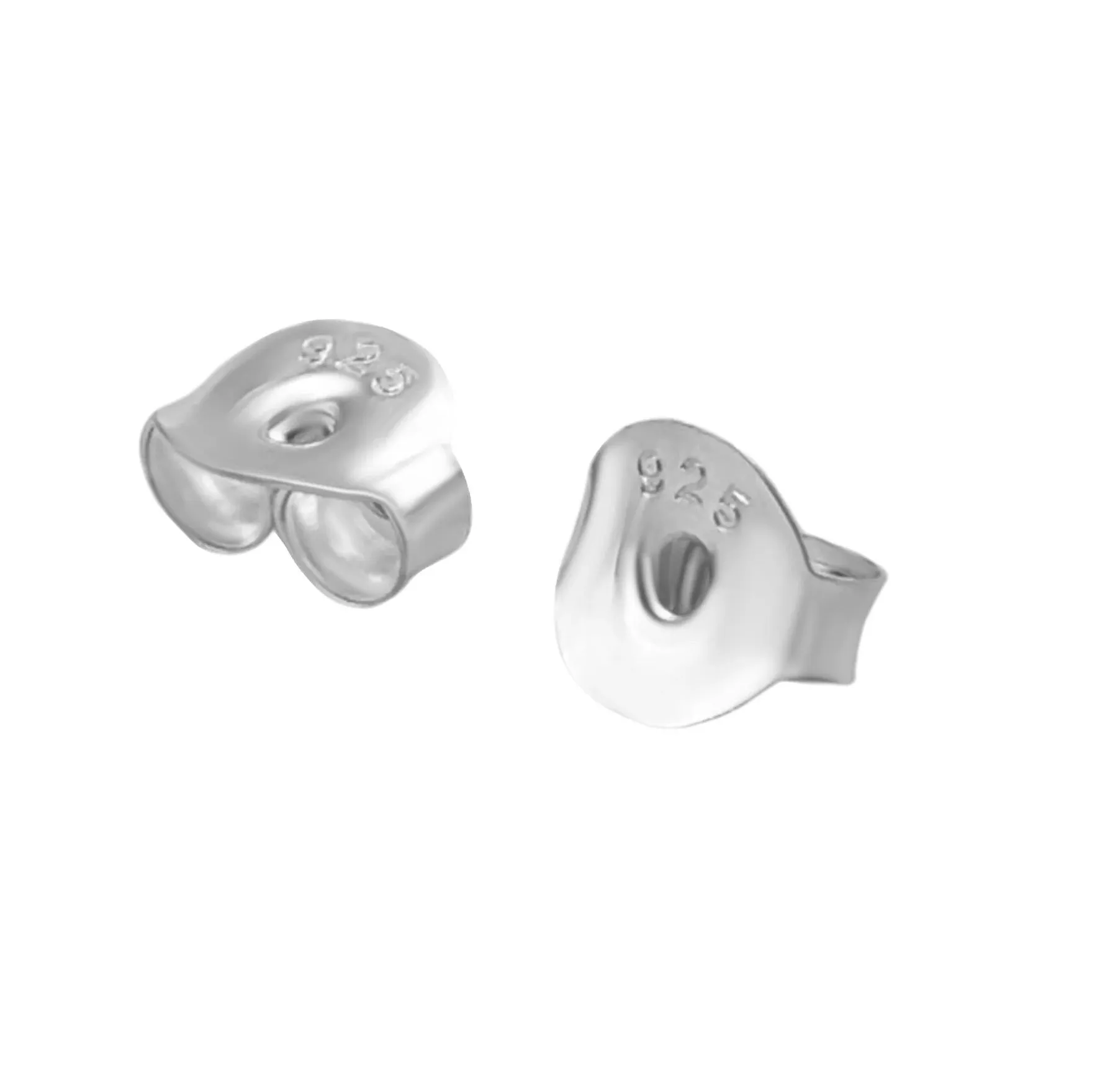 Stylish Silver Shell and Pearl Ear Stud - Perfect for Any Occasion