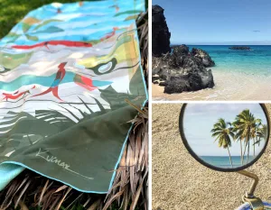 Surfer Towel "Kama'aina" by Nick Kuchar