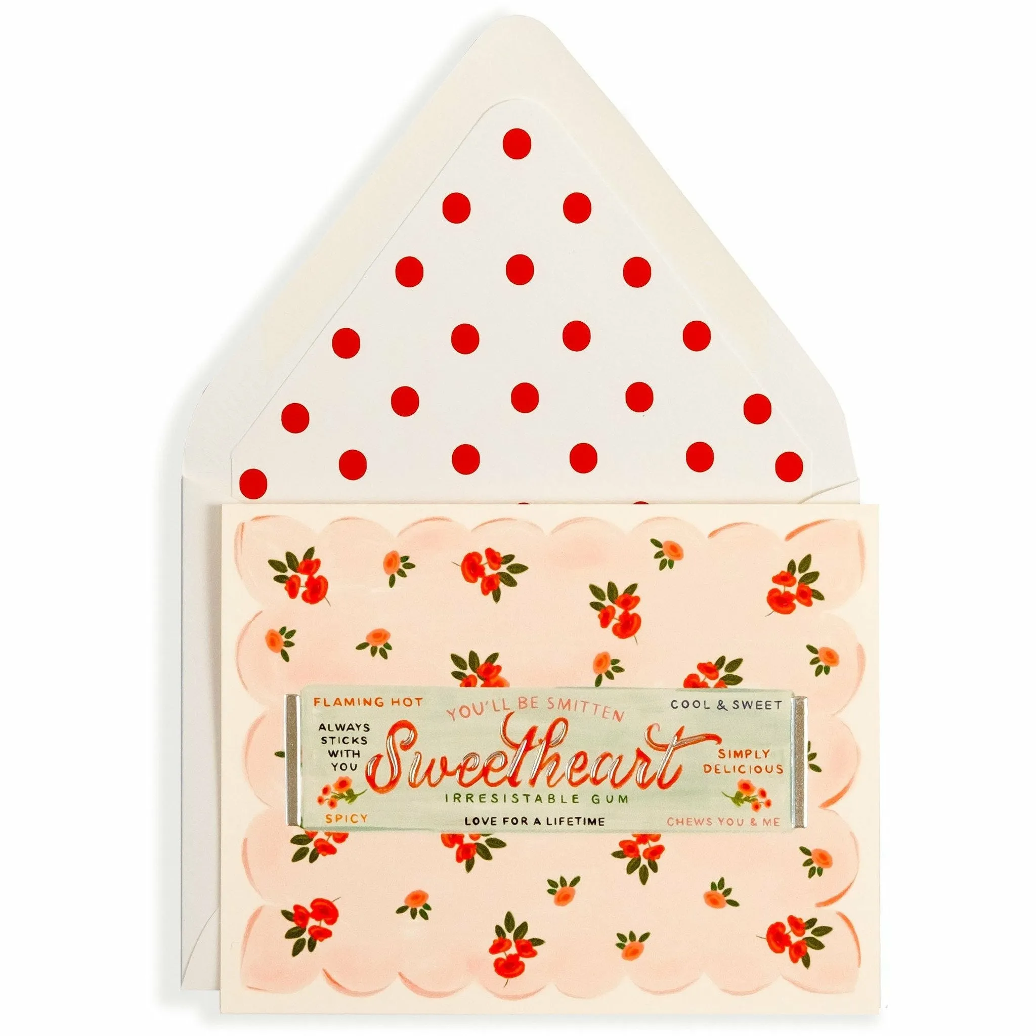 Sweetheart Gum Valentine/Love Card