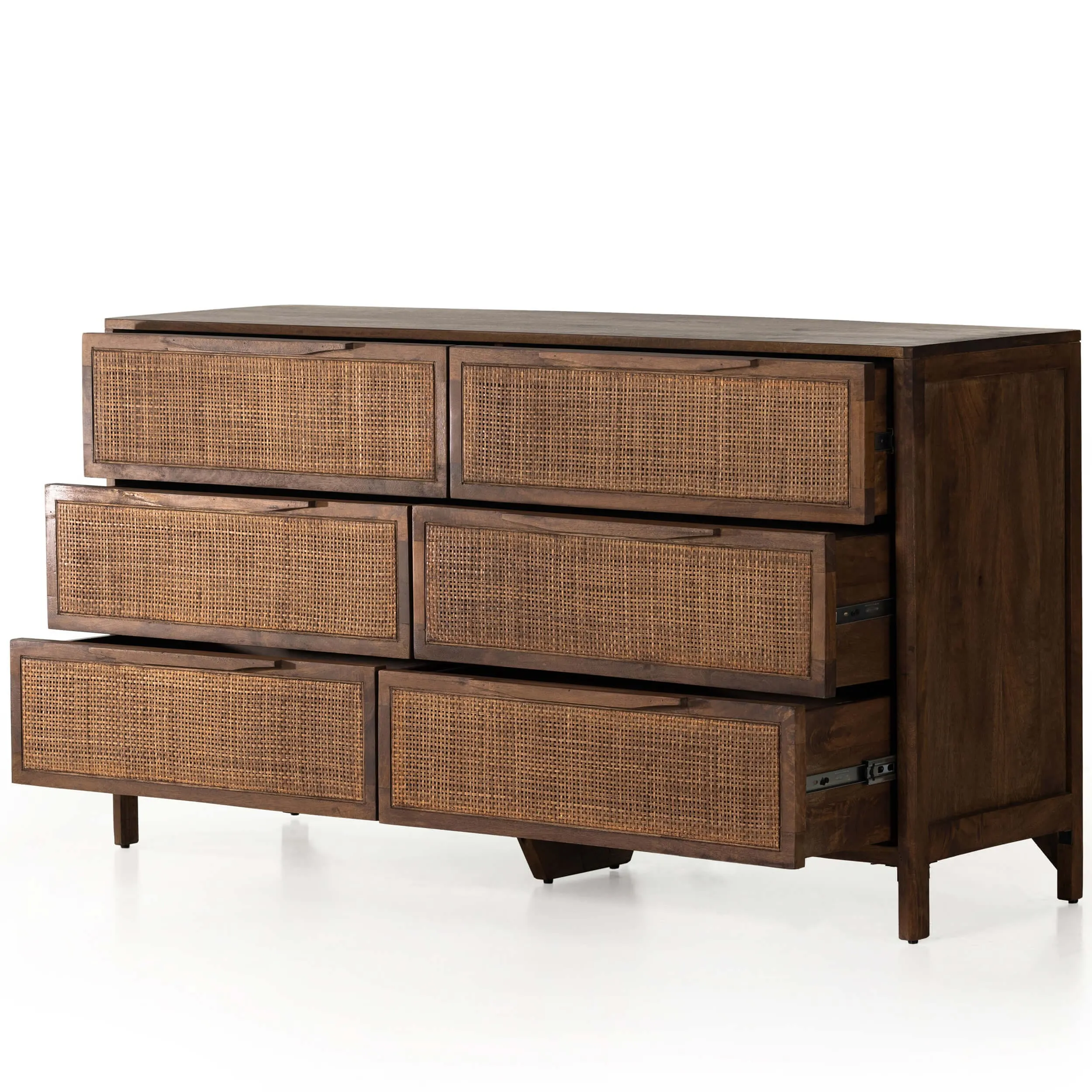 Sydney 6 Drawer Dresser, Brown Wash