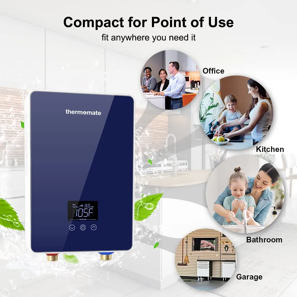 Thermomate Electric Water Heater - Blue - 6kW & 240V