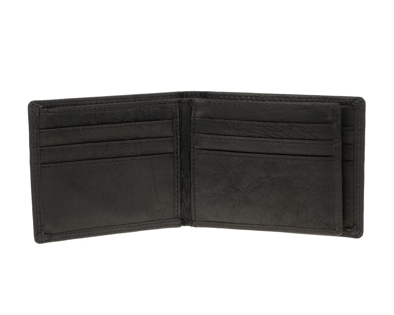 Traditional Wallet | Black Leather