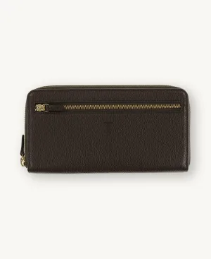 TRAVEL WALLET BROWN