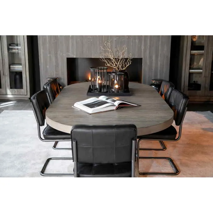 Trent Extension Dining Table - Antique Grey