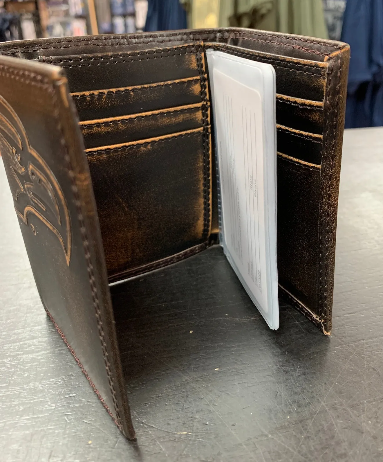 Trifold Wallet - Burnished Antique Leather